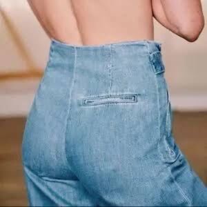 Sezane Armando Trousers Denim - Size 42